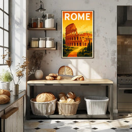 Rome Travel Poster PosterGoat