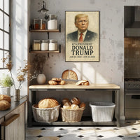 Donald Trump Visionary Expressionism Collector Poster