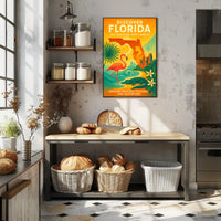 Discover Florida The Sunshine State Awaits Poster