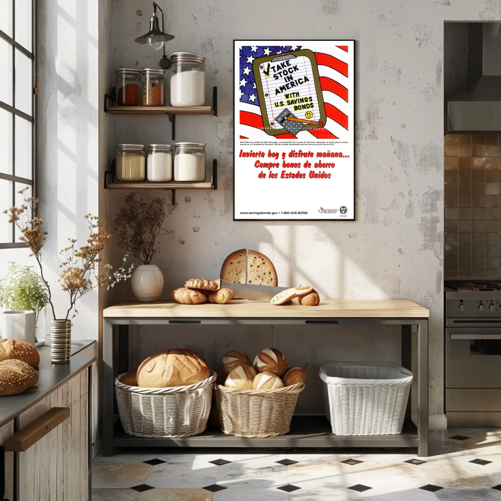 U.S. Savings Bonds Poster by Beth Alexander Poster PosterGoat