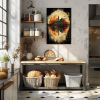 Reflections Of A Cityscape Poster