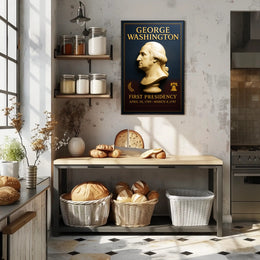 George Washington First President Poster PosterGoat