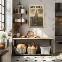 New York Skyline Poster