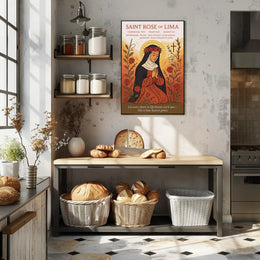 Saint Rose of Lima Poster PosterGoat