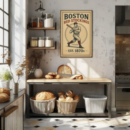 Boston Red Stockings Est. 1870s Poster