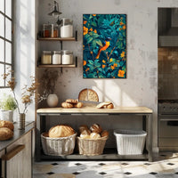Vibrant Jungle Symphony Wall Art Print