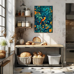 Vibrant Jungle Symphony Wall Art Print