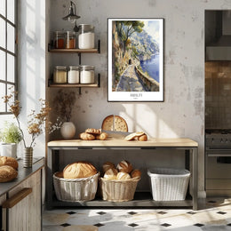 Amalfi Coast Scenic View Poster