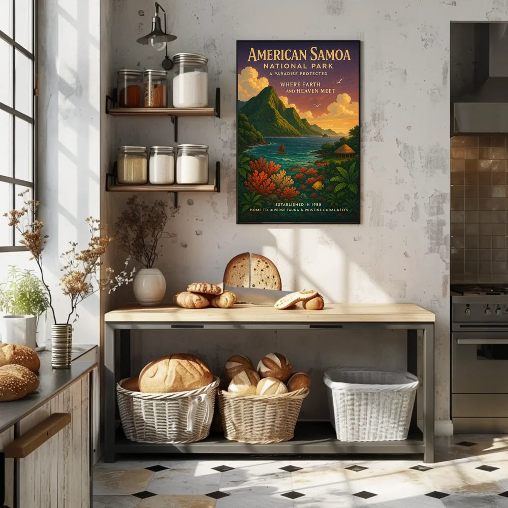 National Park of American Samoa Conservation Poster