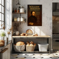 William Houston Pioneer of Visionary Thought Poster