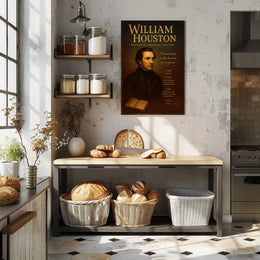 William Houston Pioneer of Visionary Thought Poster