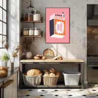 Perfect Match Graphic Art Poster - Artistic Poster PosterGoat