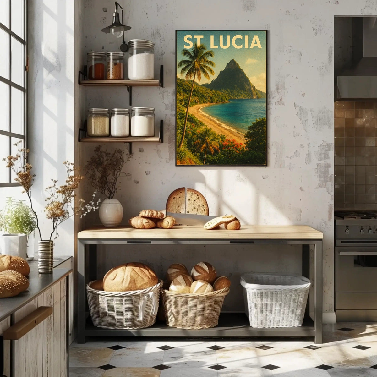 St. Lucia Paradise Poster