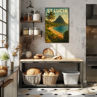 St. Lucia Paradise Poster