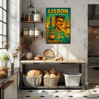 Lisbon The Sunlit City on Seven Hills Poster