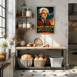 Albert Einstein Theory Of Relativity Poster