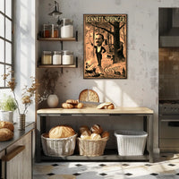 Magical Performance in Enchanted Forest Artistic Poster