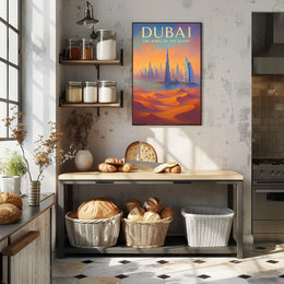 Dubai Jewel Of The Desert Poster For Modern Home Decor