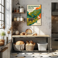 Okavango Delta  A Sanctuary of Nature Poster PosterGoat