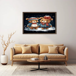 Winter Wonderland Bears Poster