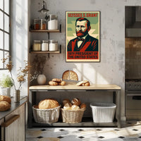 Ulysses Grant Presidential Heritage Decor Portrait Poster