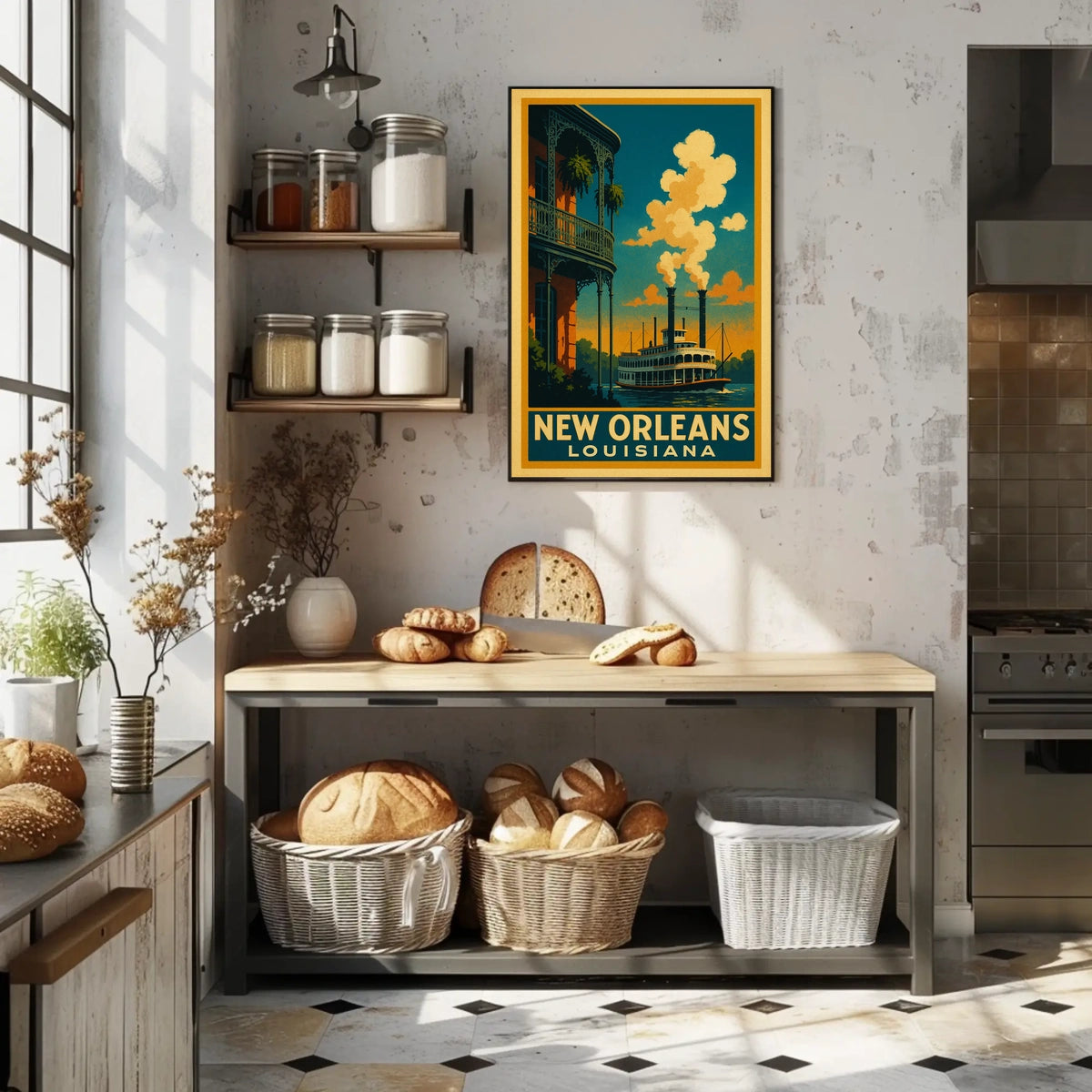 New Orleans Louisiana Charm Poster