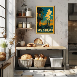 New Orleans Louisiana Charm Poster