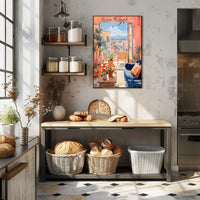Serene Balcony in Giza Poster