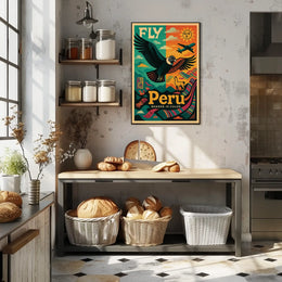 Fly to Peru Wander in Color Poster