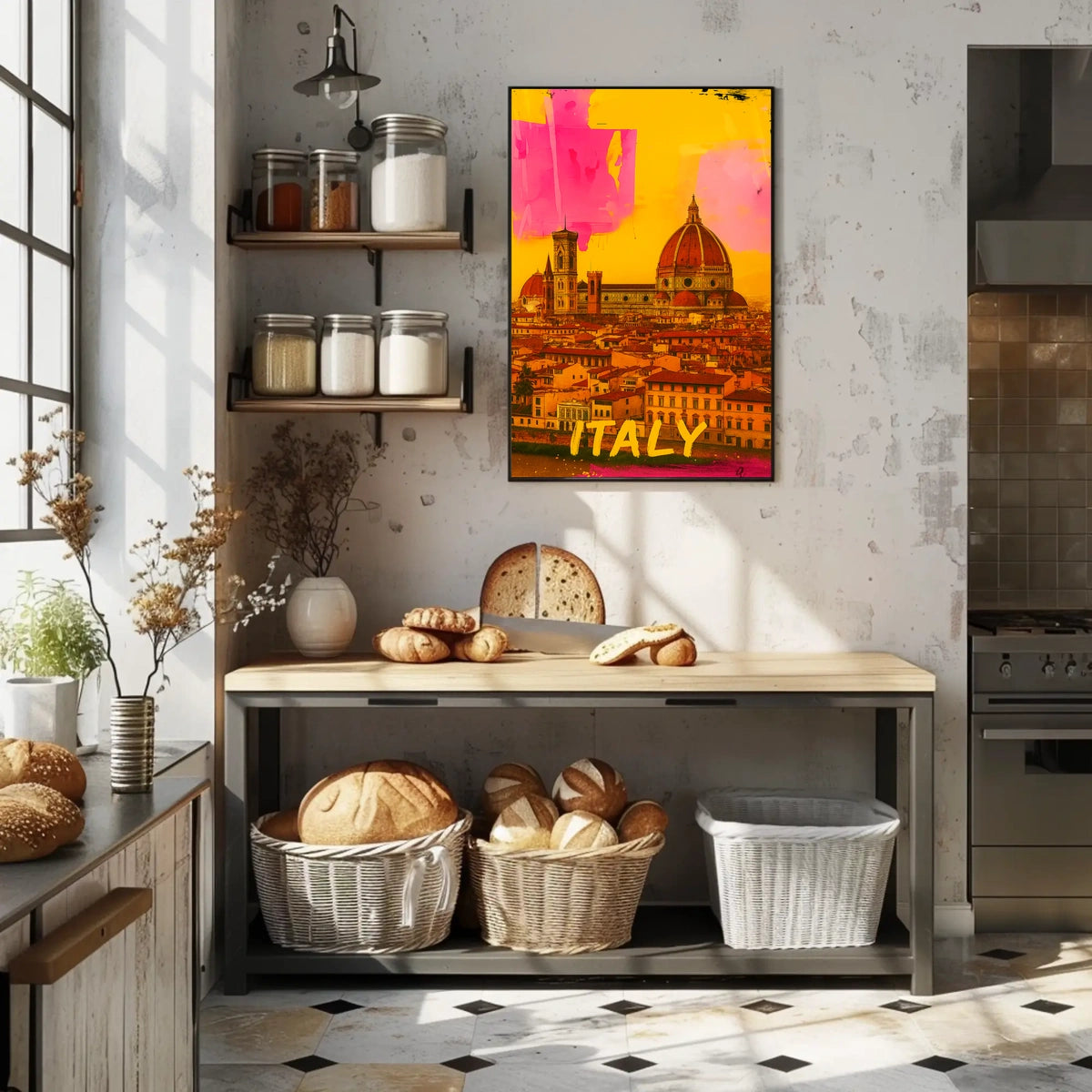 Vibrant Italy Poster
