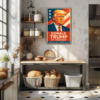 Patriotic American Presidential Poster: Stars and Stripes Edition