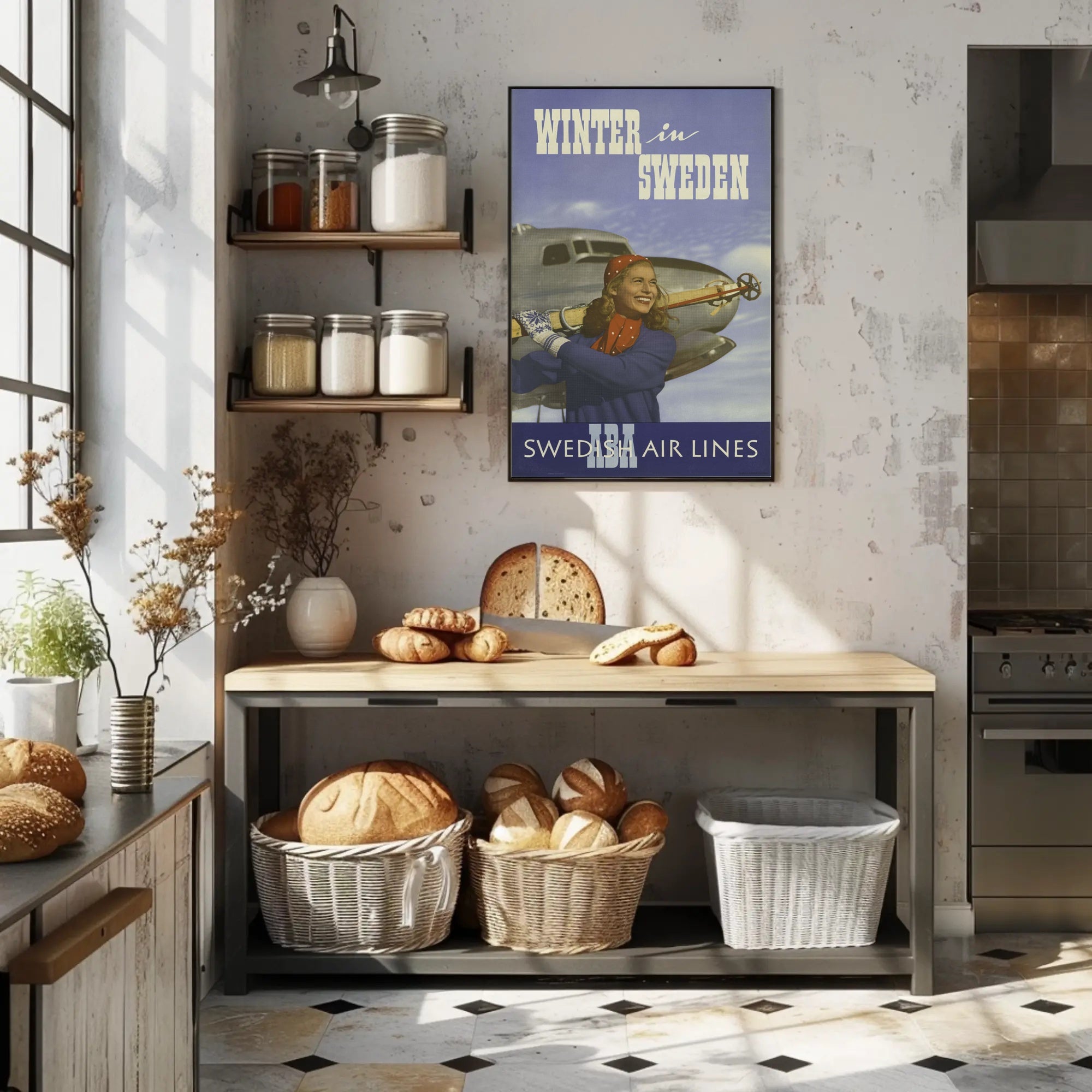 Winter Adventures in Sweden Poster PosterGoat
