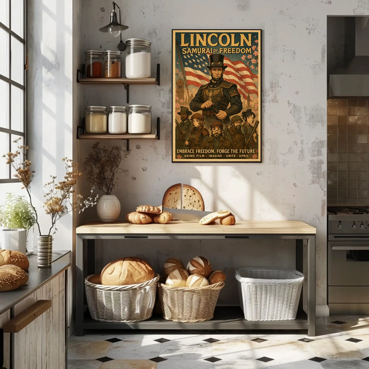 Lincoln Samurai of Freedom Poster