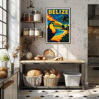 Belize Tropical Paradise Poster