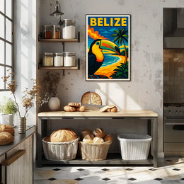Belize Tropical Paradise Poster