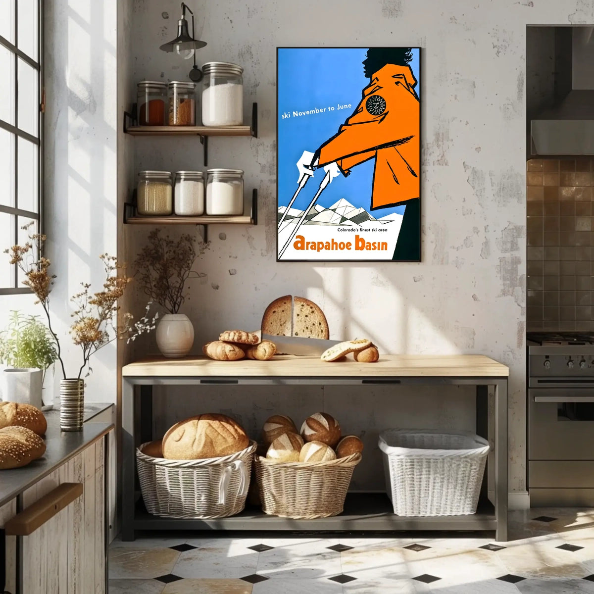 Arapahoe Basin Ski Poster