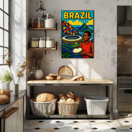 Vibrant Brazil Poster