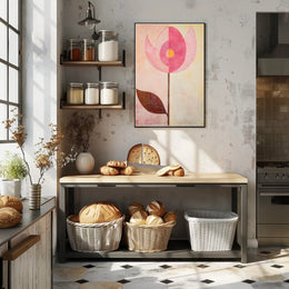 Abstract Floral Poster Modern Botanical Wall Art