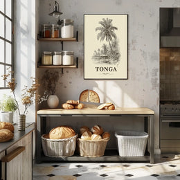 Tropical Paradise Tonga Poster