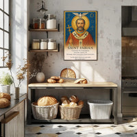 Saint Fabian Poster PosterGoat