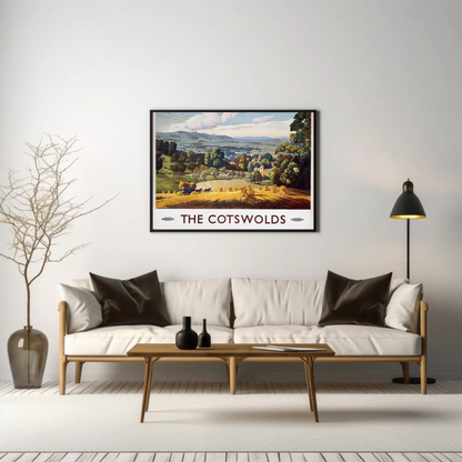 The Cotswolds - See Britain by Train Poster