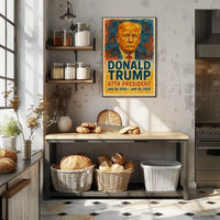 Donald Trump The Bold Visionary Poster