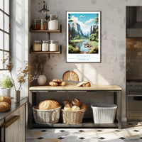 Yosemite National Park Landscape Poster