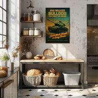 M41 Walker Bulldog Icon of Mobility and Firepower Poster