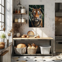 Majestic Tiger in the Wild Art Print Poster PosterGoat