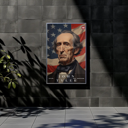 John Tyler 10th President Of The United States Portrait