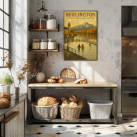 Burlington Lake Champlain Lights Poster