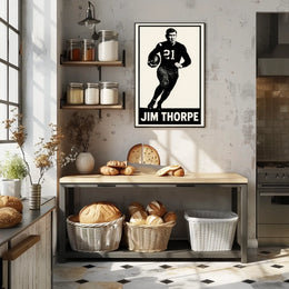 Jim Thorpe Legendary Athlete Poster
