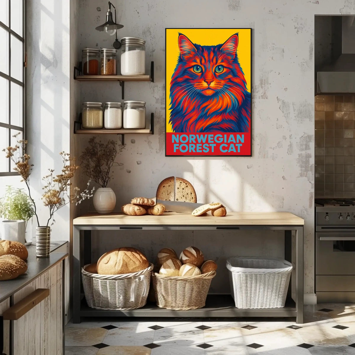 Norwegian Forest Cat Poster