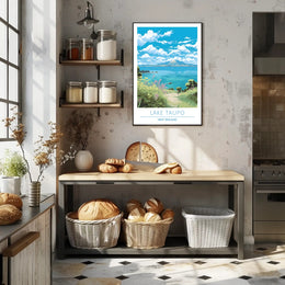 Lake Taupo Scenic Poster